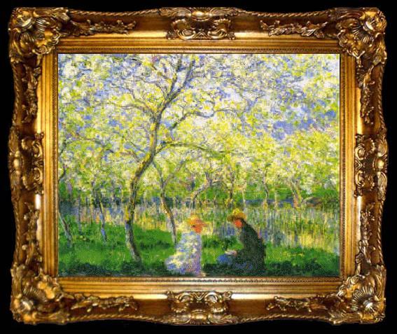 framed  Claude Monet Springtime, ta009-2